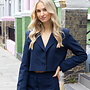 Cropped blazer Alice navy