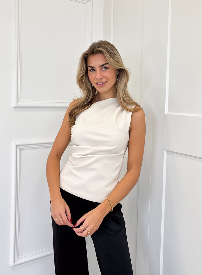 Top Celeste beige