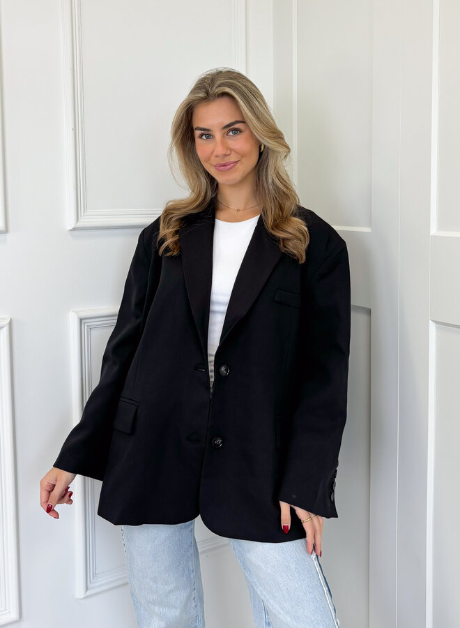 Oversized Blazer Lauren zwart