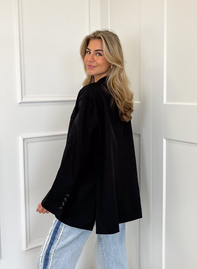 Oversized Blazer Lauren zwart