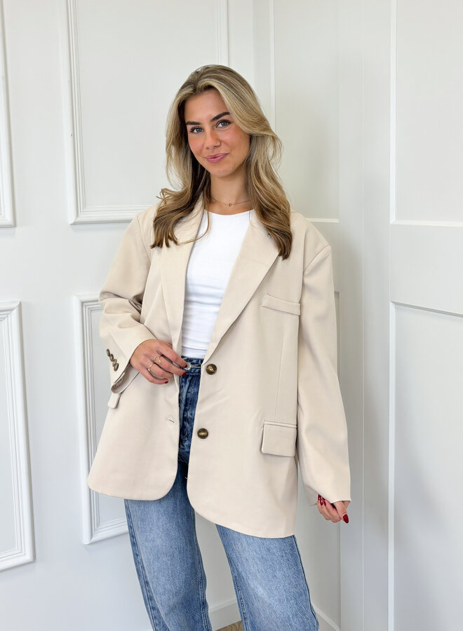Oversized Blazer Lauren beige