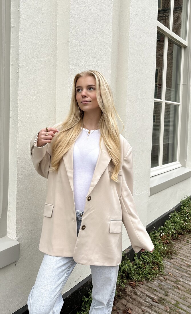 Oversized Blazer Lauren beige