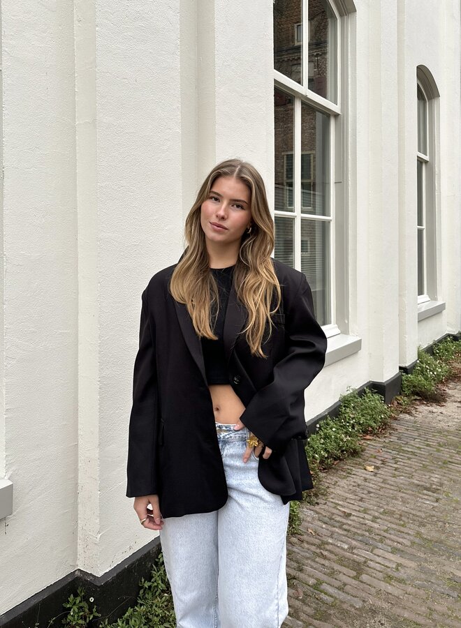 Oversized Blazer Lauren zwart