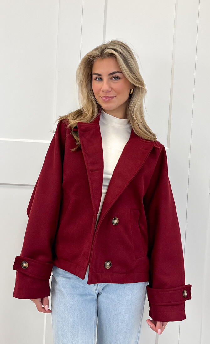 Coat Angel bordeaux