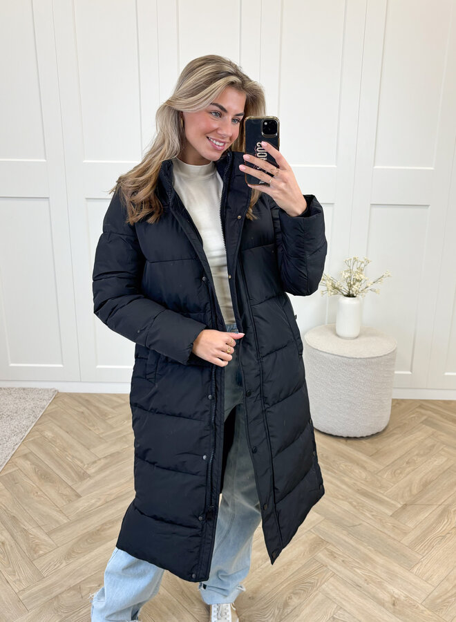 Puffer coat Sofia zwart