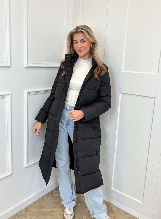 Puffer coat Sofia zwart