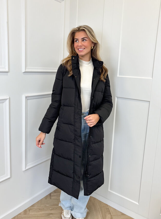 Puffer coat Sofia zwart
