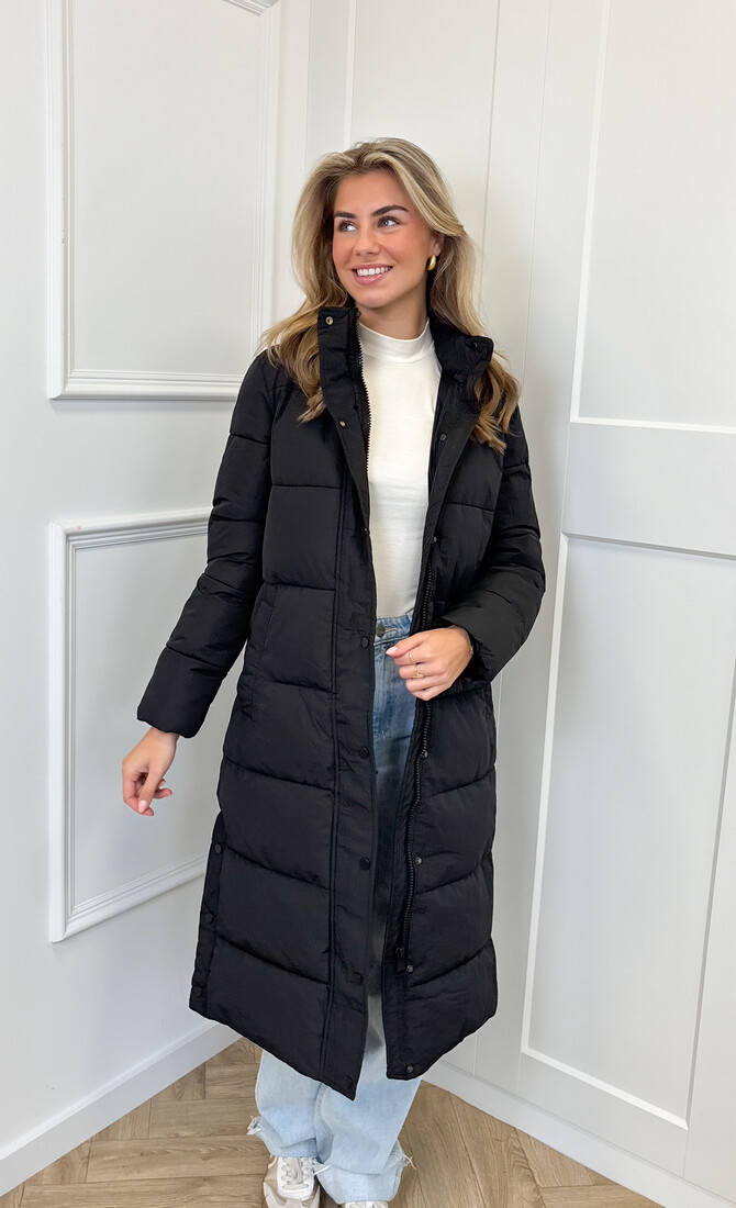 Puffer coat Sofia zwart