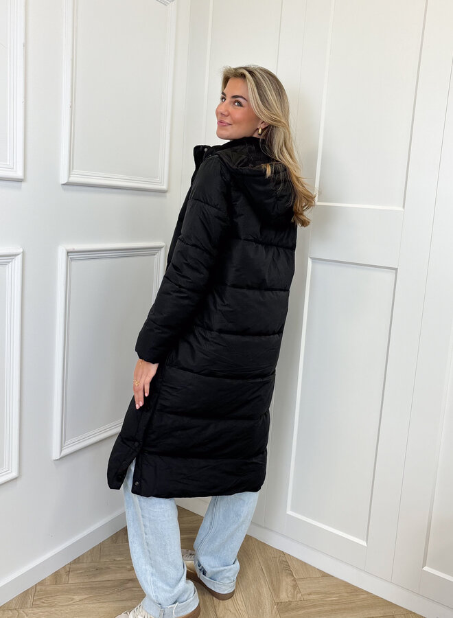 Puffer coat Sofia zwart