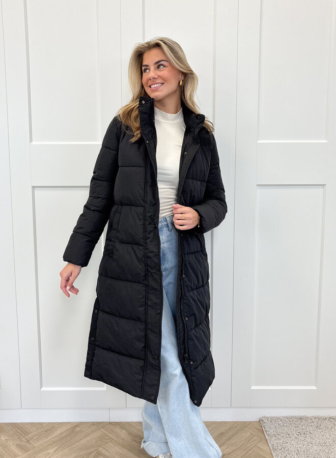 Puffer coat Sofia zwart