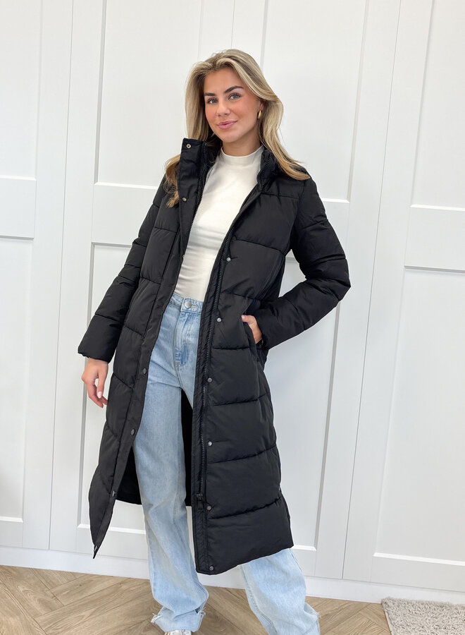 Puffer coat Sofia zwart