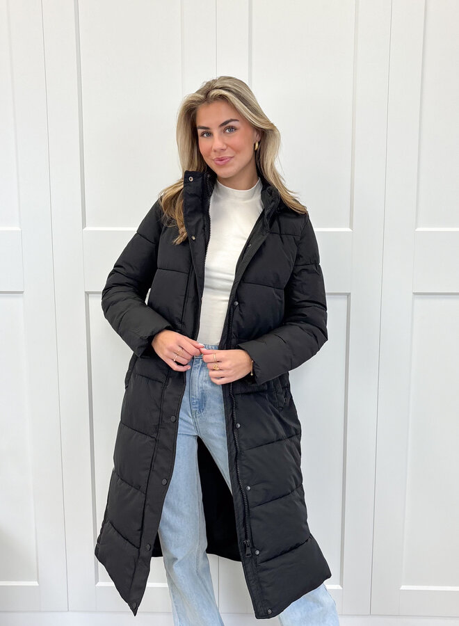 Puffer coat Sofia zwart