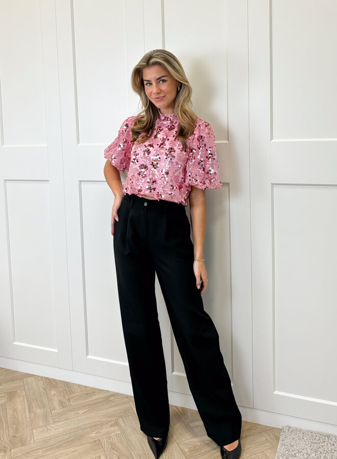 Pantalon Charlotte zwart