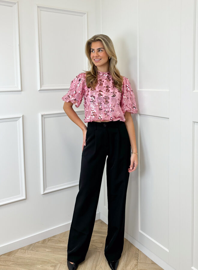 Pantalon Charlotte zwart
