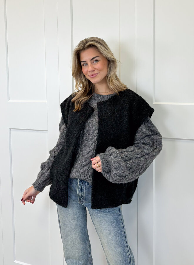 Vest Valerie zwart