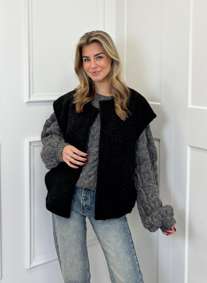 Vest Valerie zwart