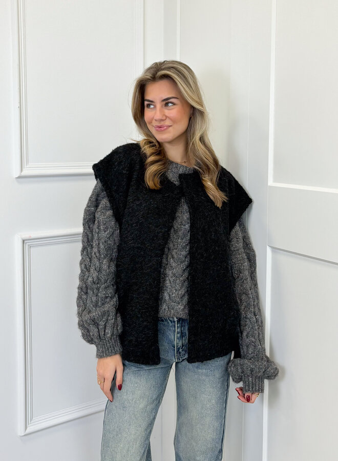 Vest Valerie zwart