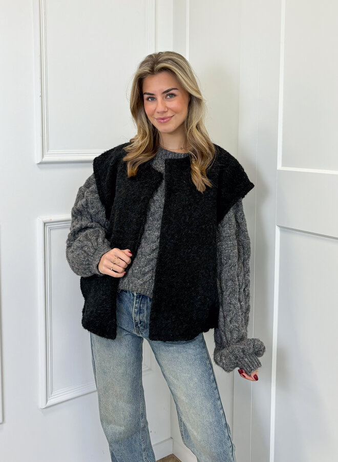 Vest Valerie zwart