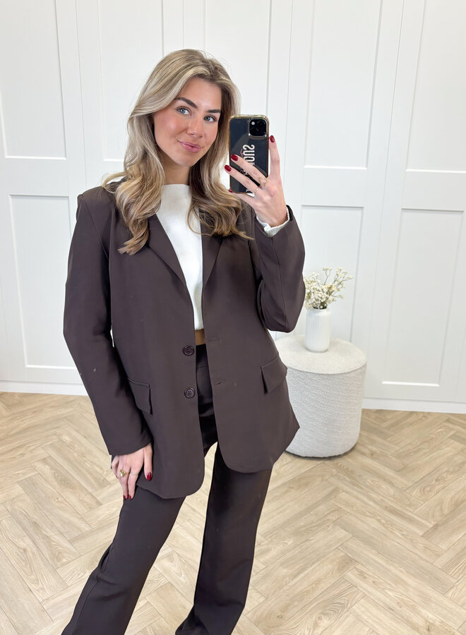 Blazer Esther bruin