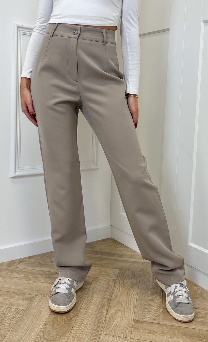Pantalon Esther taupe