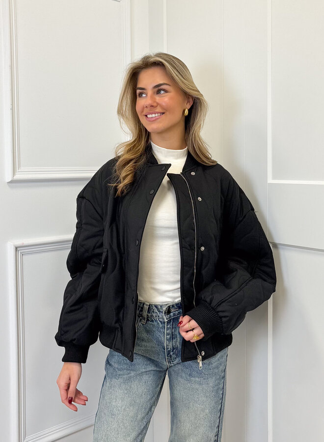 Bomber jas Madison zwart