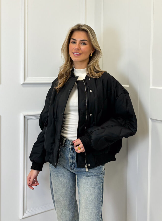 Bomber jas Madison zwart