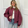 Bomber jas Madison bordeaux