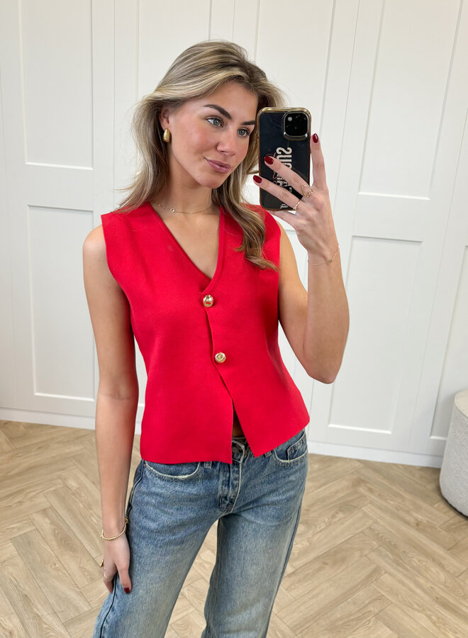 Gilet Myra rood