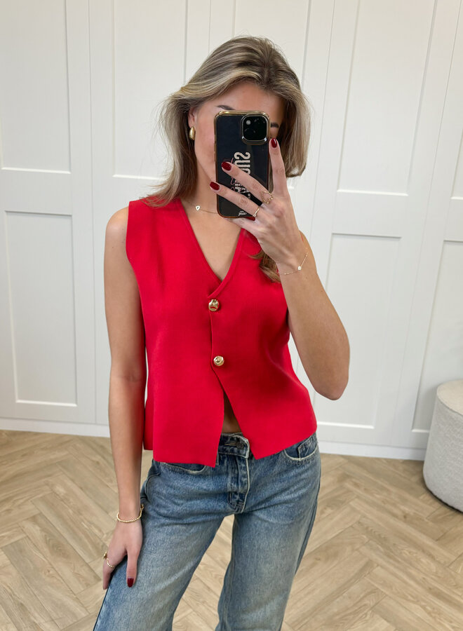 Gilet Myra rood