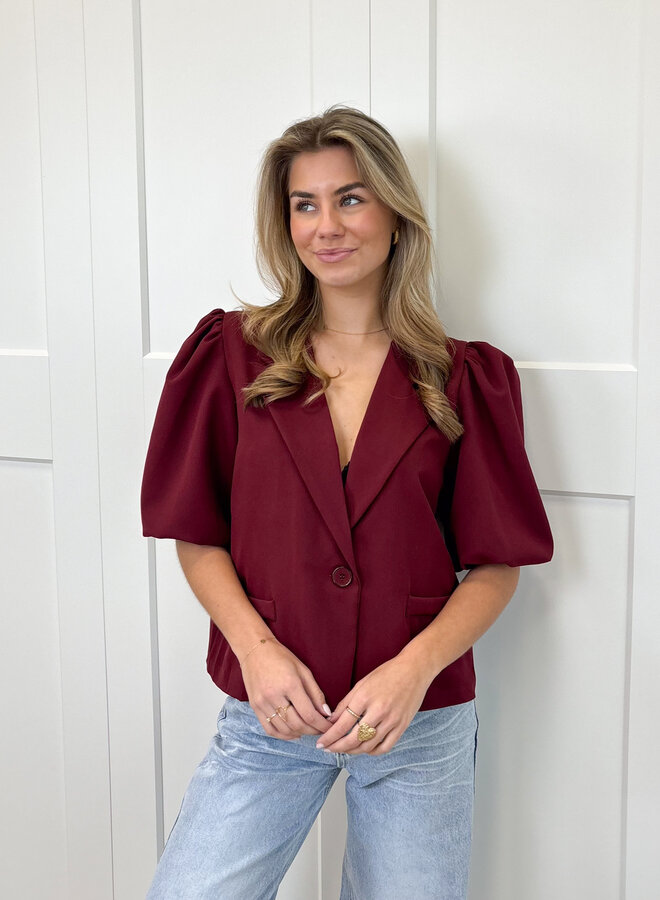 Blazer Zarah bordeaux