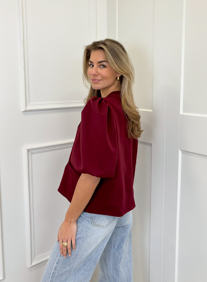 Blazer Zarah bordeaux