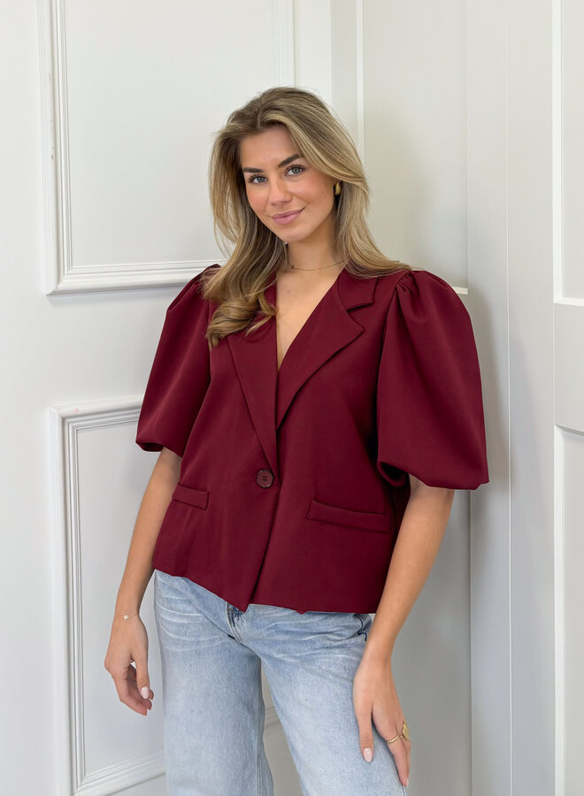 Blazer Zarah bordeaux