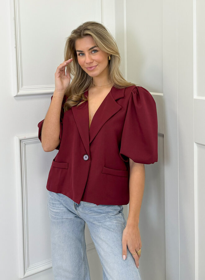 Blazer Zarah bordeaux