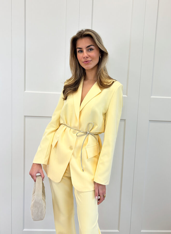 Taille knoopriem goud