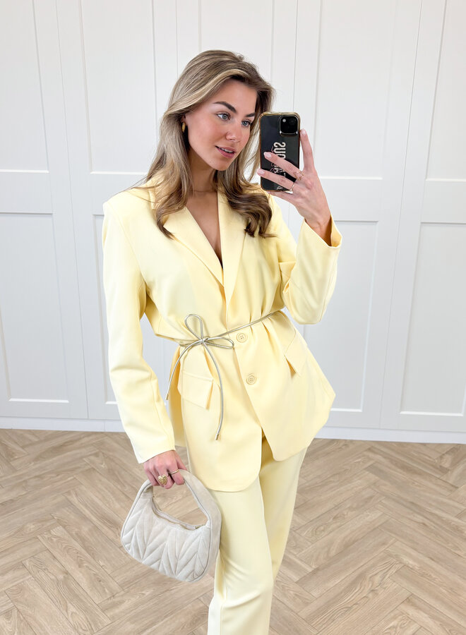 Taille knoopriem goud