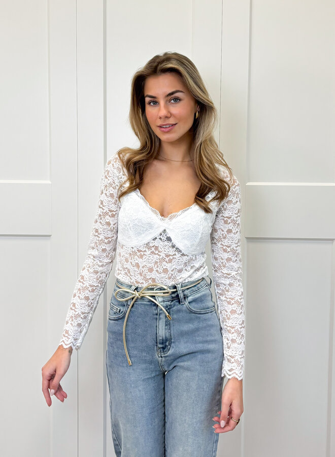 Lace top Indy wit
