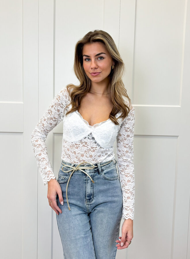Lace top Indy wit