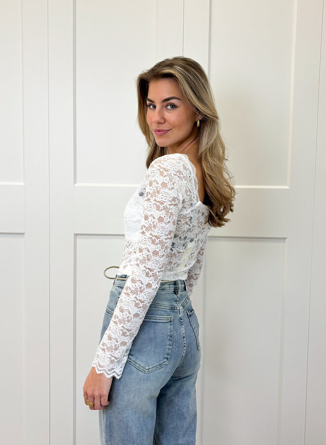 Lace top Indy wit