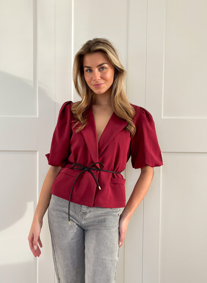Blazer Zarah bordeaux