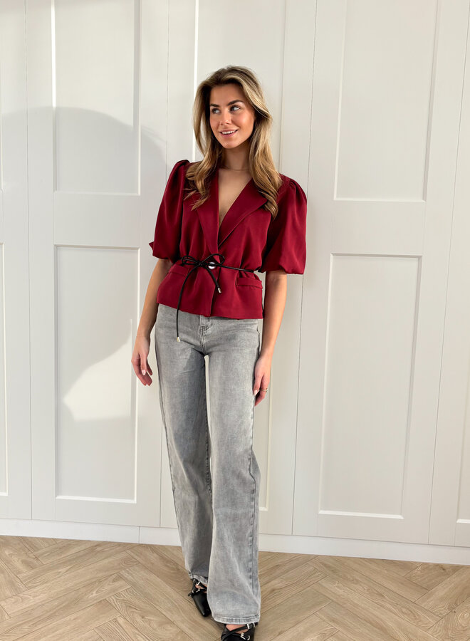 Blazer Zarah bordeaux