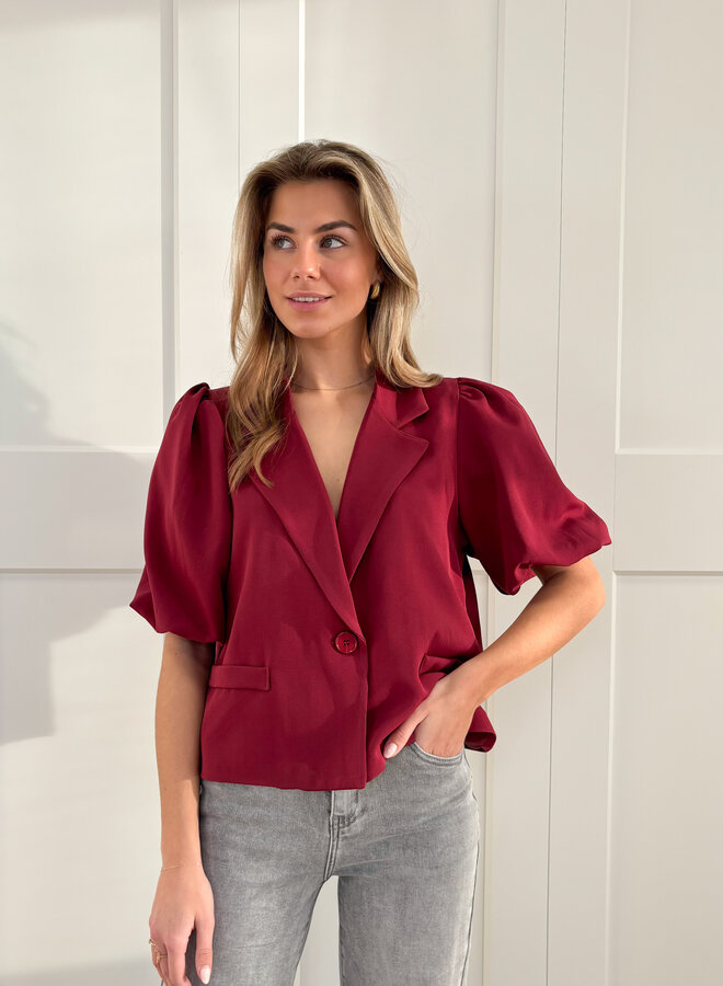 Blazer Zarah bordeaux