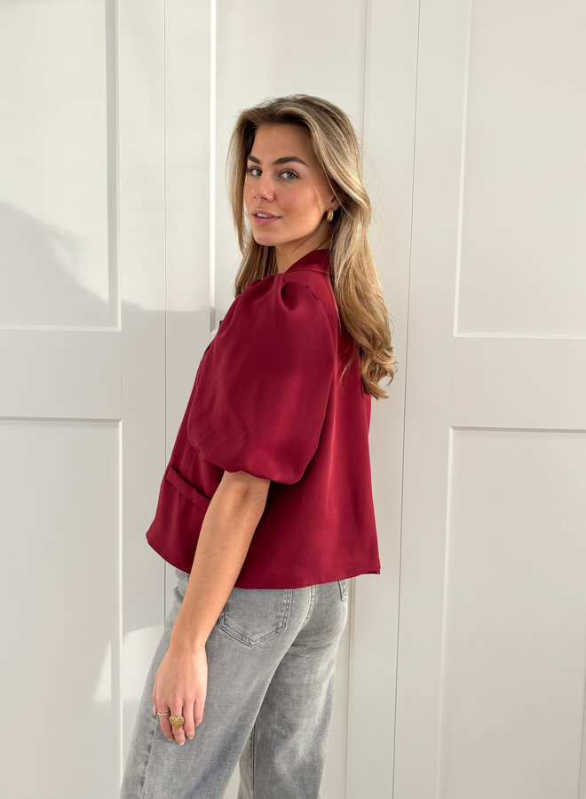 Blazer Zarah bordeaux