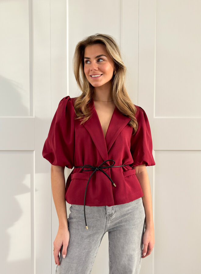 Blazer Zarah bordeaux