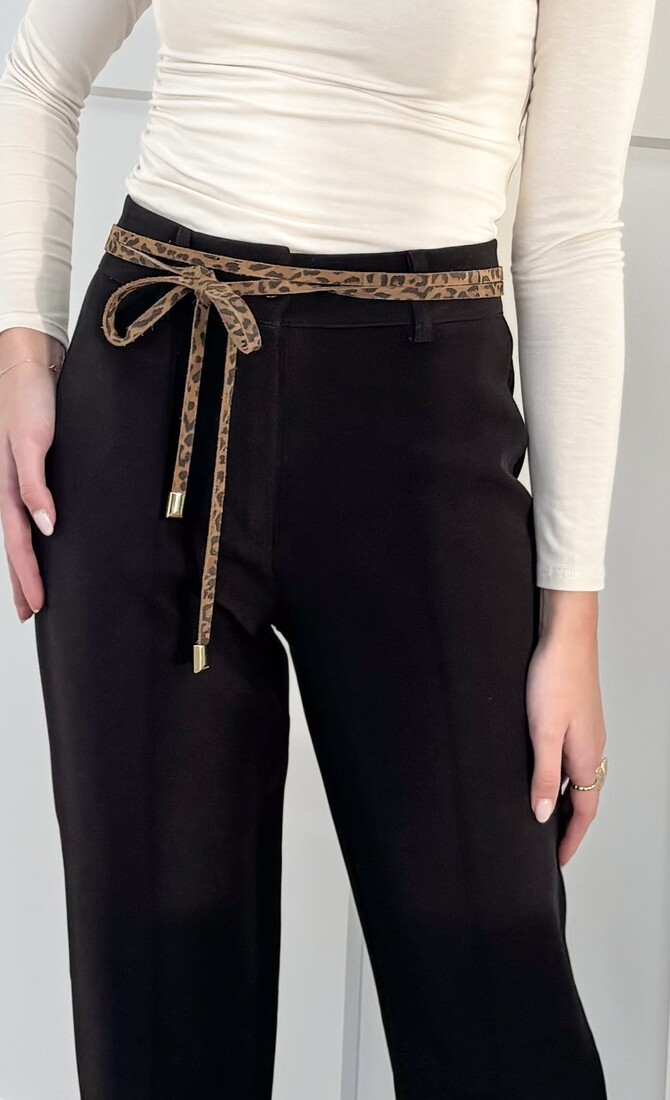 Taille knoopriem leopard