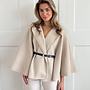 Poncho Elisa beige