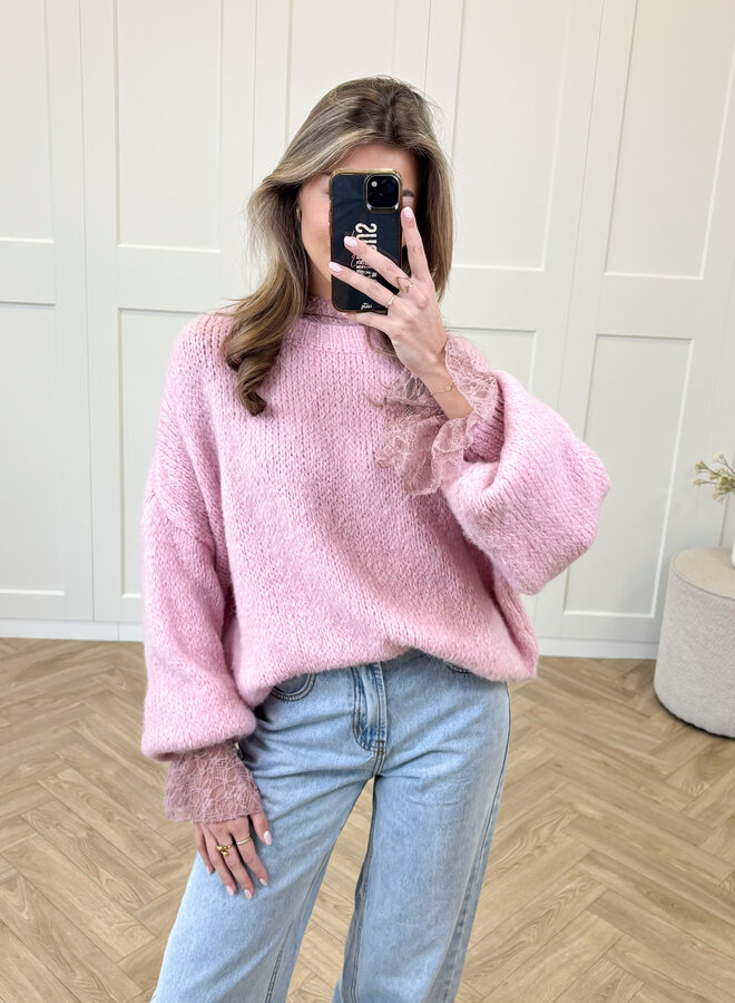 Trui ella licht roze