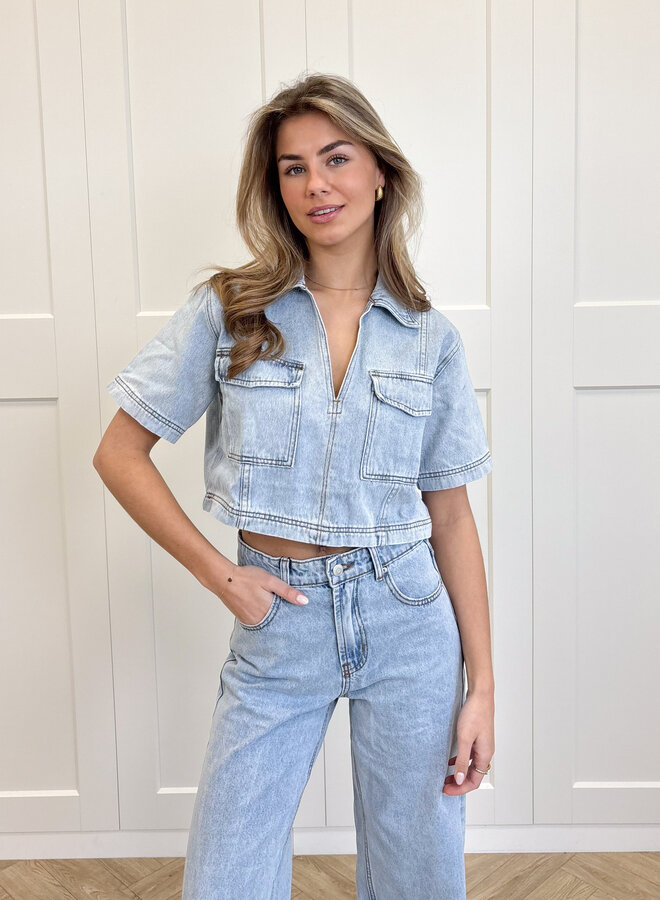 Denim top Lina