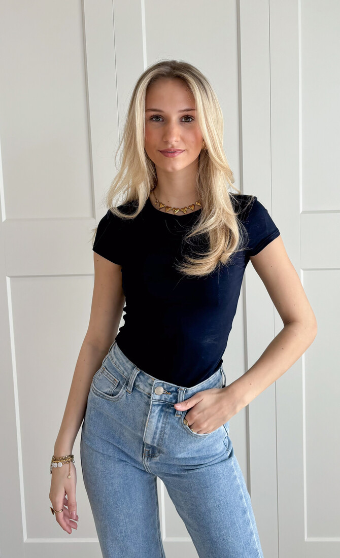 Basic top Iris navy
