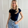 Basic top Iris navy