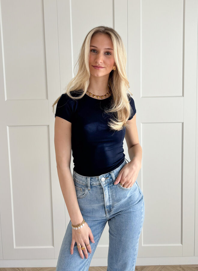 Basic top Iris navy